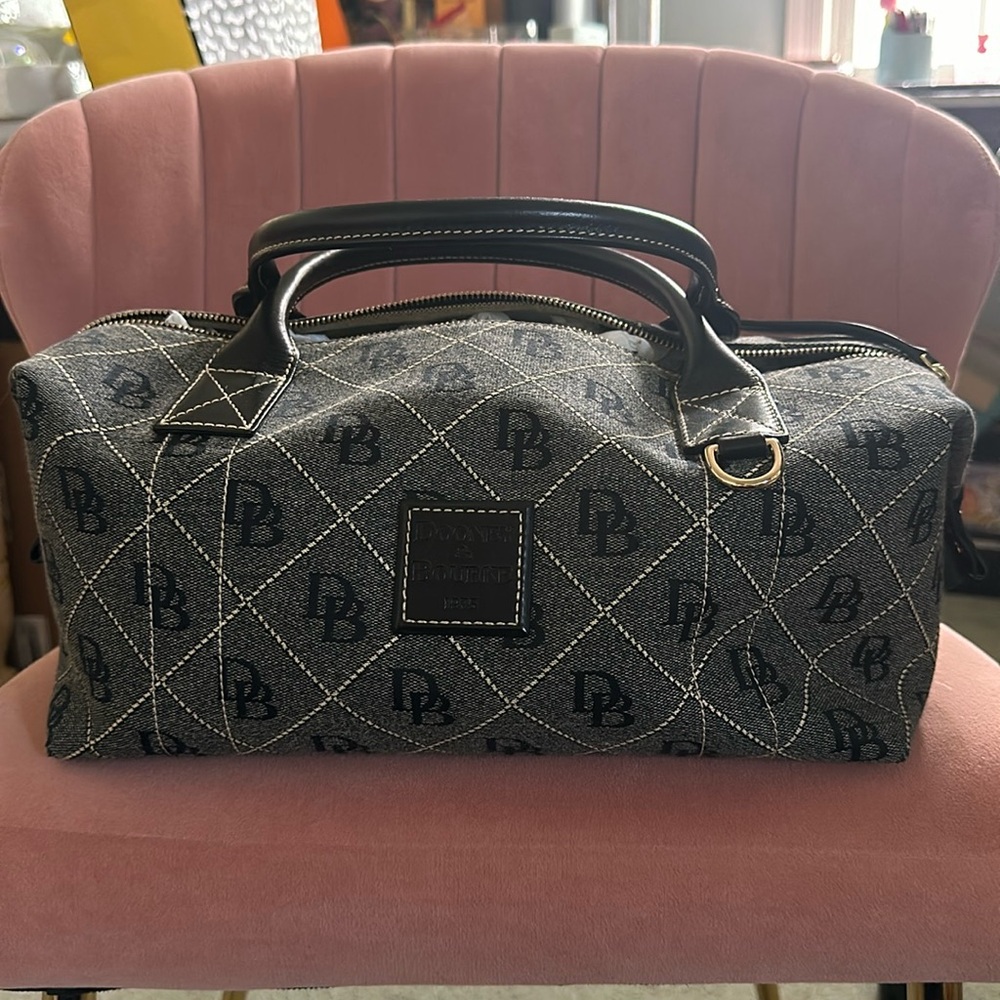 Dooney and Bourke small denim duffle bag